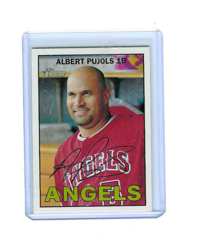 Albert Pujols Baseball Sports Trading Cards & Accessories