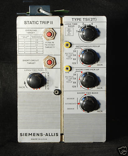 Siemens-Allis Static Trip II Type TSI (2T) 87011149