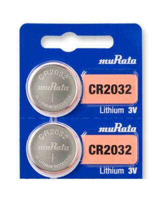 2 x  Murata/Sony CR2032 2032 DL2032 3V Button Lithium Coin Battery EXP 2031