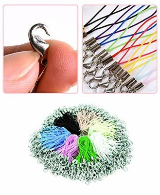 200pcs Curved Lobster Clasps 7x12mm Silver Plated Lobster Claw Clasps Diy Jewelr