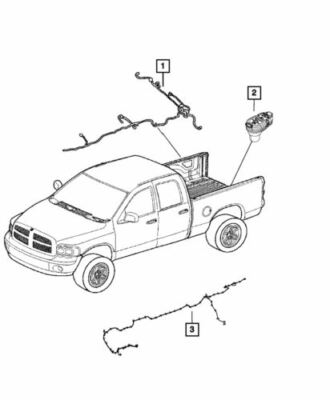 Genuine Mopar Chassis Wiring 68159702AF
