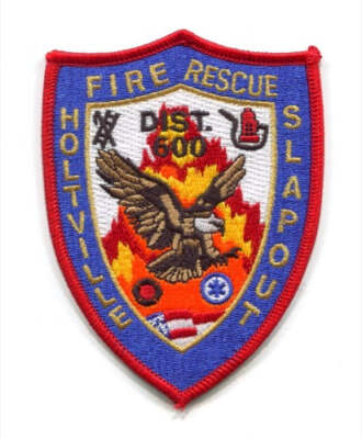 Holtville Slapout Fire Rescue Department District 600 Patch Alabama AL v2