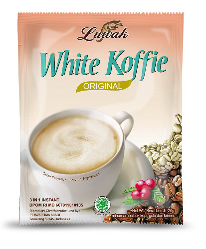 LUWAK White Koffie Low Acid Coffee 3 In 1 Indonesia Instant