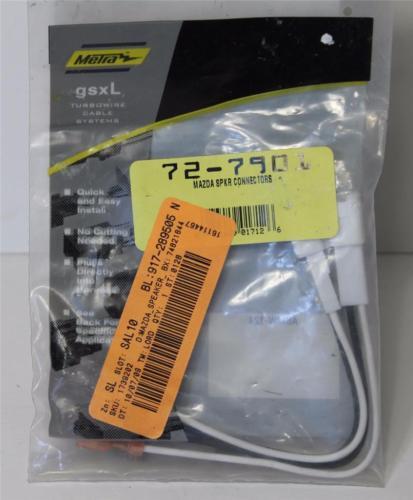 Car Audio and Video Speaker Wire Harnesses