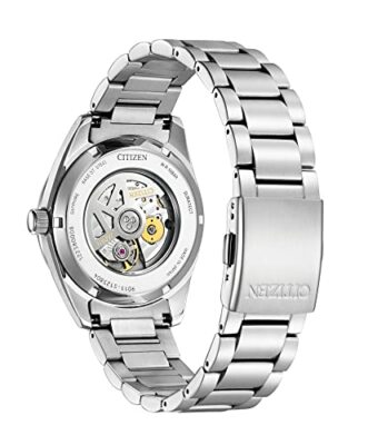 Pre-owned Citizen Collection Mechanical Nb1050-59e Men's Watch Stainless Steel Silver