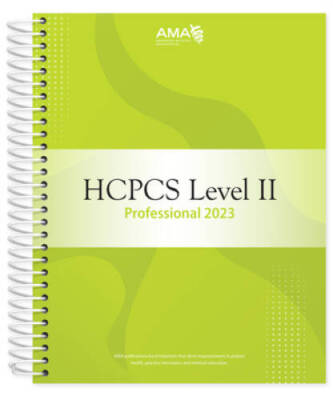 HCPCS 2023 Level II Professional Edition - Spiral-bound By AMA - VERY GOOD