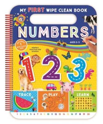 My First Wipe-Clean Book: Numbers-Teacher-Approved Activities to Help Kid - GOOD