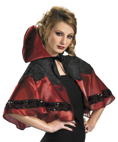 Vampire Top Cape Halloween Costume Accessory Size M Hyde and Vampire Top Cape Halloween Costume Accessory Size M Hyde and