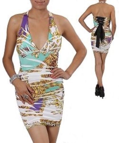 images of halter dresses Ziggy Black Halter Neck Mini Dress, 8 main image 1
