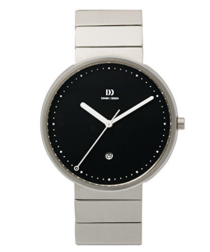 Pre-owned Danish Design Iq63q723 40mm Black Dial Stainless Steel Quartz Classic Mens Watch
