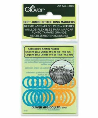 Clover Marking Rings Jumbo Blue/Orange 10+ 20 Piece