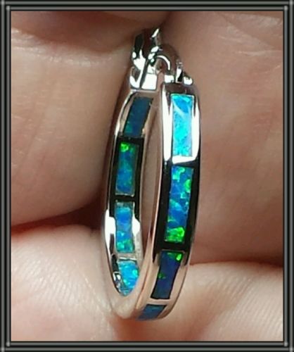 Opal Hoop Fashion Earrings