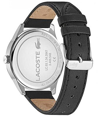 Pre-owned Lacoste [] Vienna Gift Set (watch And Bracelet) 2070014 Men's Black