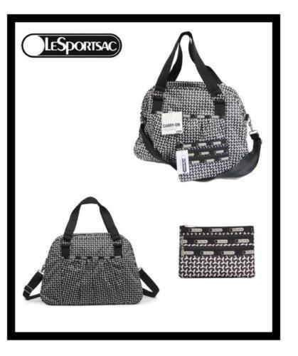 Stella McCartney LESportsac キャリーオンケース 黒 ミッドナイト（オールブラック）キャリーオン 4輪 スーツケース