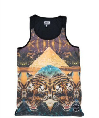 Neff Battlekat Graphic Men's Sleeveless Tank Top