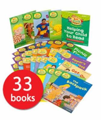 Read with Biff, Chip & Kipper Set Phonics and First Stories 33 Books Coll - GOOD