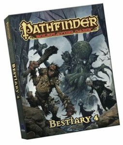 Paizo Pathfinder 1-е издание RPG Бестиарий 4 Карманное издание PZO1127-PE