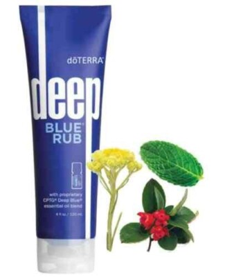 DoTERRA Deep Blue doterra Rub Body Cream - 4 oz EXP:2026