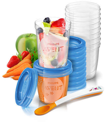 Philips Avent Aufbewahrungssystem Babynahrung Becher 20er Pack
