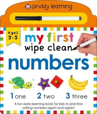 My First Wipe Clean Numbers (Priddy Learning) - Board book - GOOD