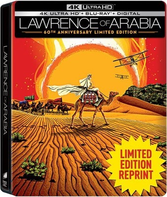 Lawrence Of Arabia: 60th Anniversary (4K / Blu-ray + Digital)- Steelbook