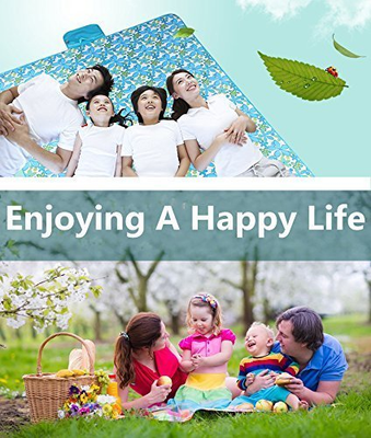 Printed Blankets Oxford Picnic Beach Camping Yoga Mat Outdoor Waterproof 71