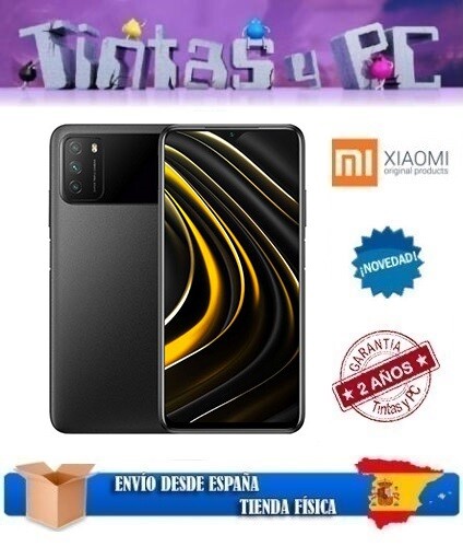 XIAOMI POCO M3 64GB NEGRO. 4GB RAM. SNAPDRAGON 662. ¡¡VERSION GLOBAL ESPAÑOL!!