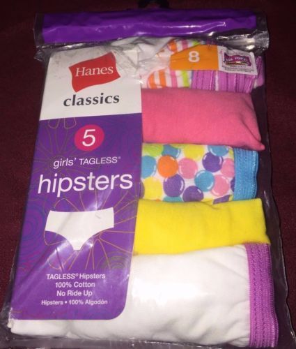 Hanes 100% Cotton Underwear for Girls