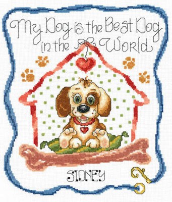 10% Off Imaginating, Inc. Counted X-stitch chart - Best Dog in the World