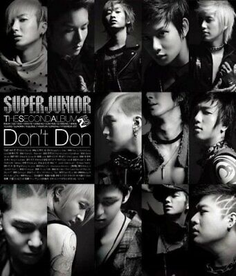 SUPER JUNIOR / The SECOND ALBUM Don't Don CD + DVD Japan New SUPER JUNIOR / The SECOND ALBUM Don't Don CD + DVD Japan New