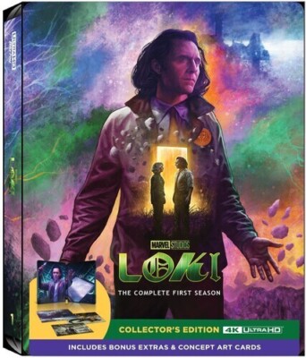 Локи: Полный первый сезон [новый Blu-ray 4K UHD] Steelbook