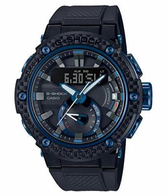 Pre-owned Casio G-shock G-steel Carbon Core Guard Gst-b200x-1a2jf Solar Men's Watch