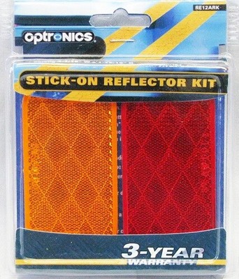 Optronics - RE12ARK6 - OBLONG REFLECT KIT AMB/RED CPQ6 - (Pack of 1)