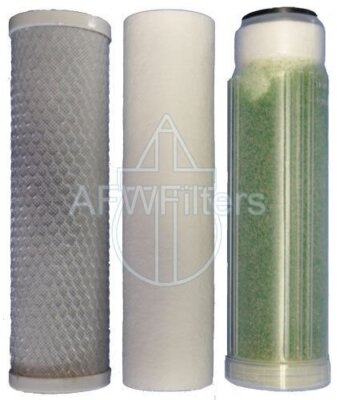 AFK-Omega filter kit replacement set for RO/DI aquarium sediment, carbon, DI