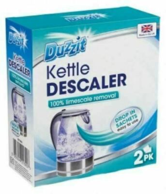 DUZZIT All Purpose  Kettle Descaler For Coffee Iron Limescale Remover & Cleaner