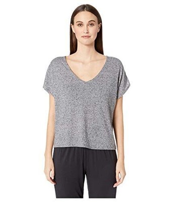 

Женский бобби-ламп Eberjey TOP, серый, средний, Heathered grey