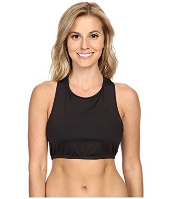 

Женские соевые бобы Curacoa Scuba Crop, черные, большие, Черный