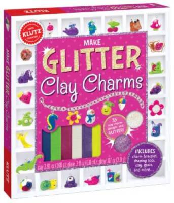 Make Glitter Clay Charms Klutz - GOOD