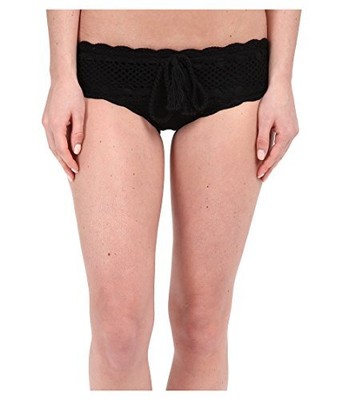 

Купальник с витамином А Nightbird Cheeky Вязаные крючком плавки черные крючком 8, Black crochet