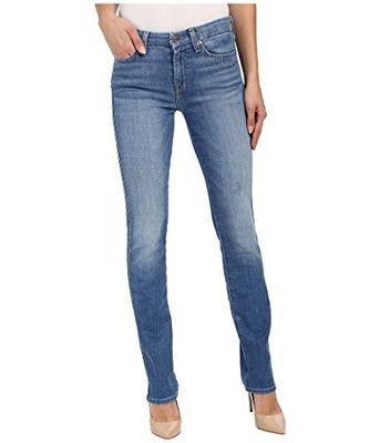 

Женские прямые джинсы 7 For All Mankind, ярко-синий,  года, Vivid authentic blue, AU0231798A-VVAB