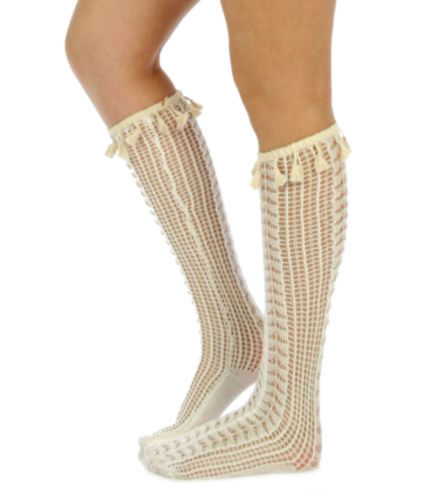 White Leg Warmers for Women