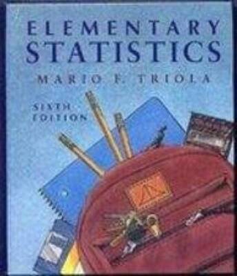 Elementary Statistics - Hardcover By Triola, Mario F - GOOD
