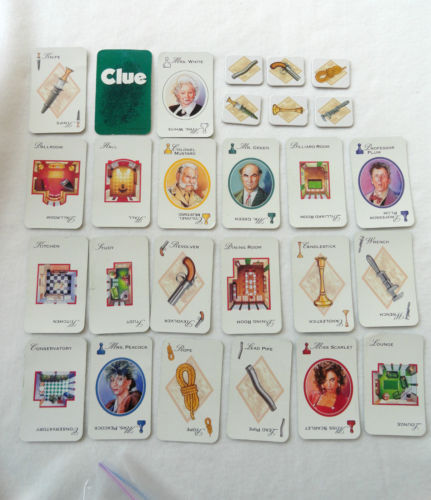 Hasbro Cardboard Game Pieces & Parts