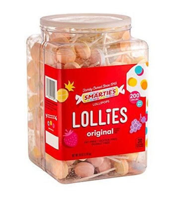 Smarties Double Lollies | Gluten Free, Peanut ,Fat Free Assorted Fruity Flavo...