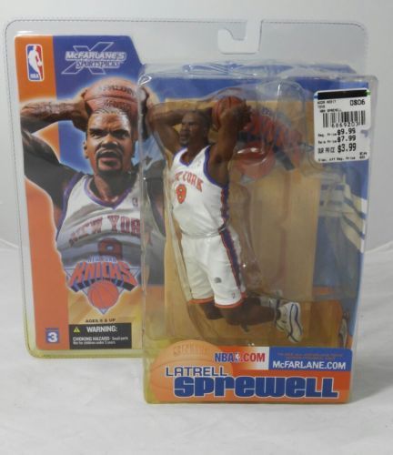 Latrell Sprewell ボブルヘッド フィギュア NYニックス　ファン LATRELL SPREWELL FINEST NBA BASKETBALL REFRACTOR KNICKS