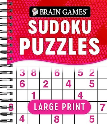 Brain Games - Large Print Sudoku Puzzles (Swoosh)