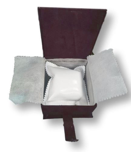 Cofanetto Scatolo Confezione Astuccio Con Cuscino Per Orologio Velluto Rosso lac