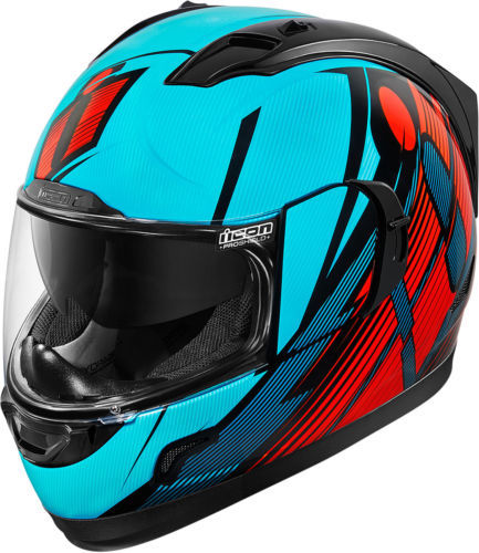 NEW ICON 0101-13918 Airflite 4Horsemen Helmet - Blue - Small