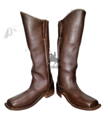 Mens brown cavalry clearance boots