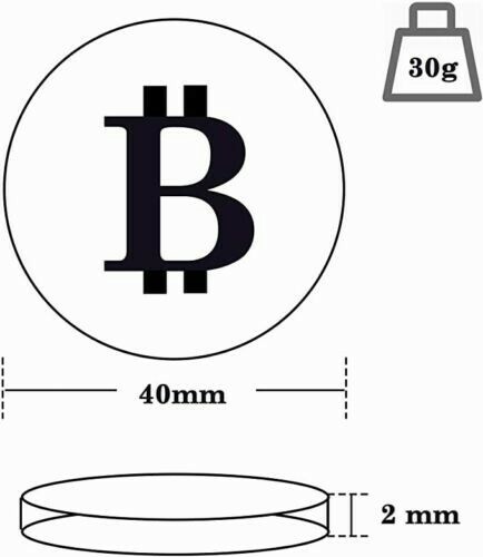 9Pcs Silver Bitcoin Coins Commemorative New Collectors Gold Plated Bit Coin US
